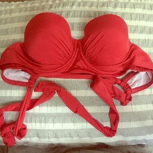 Wolf & Whistle strappy back bikini top.